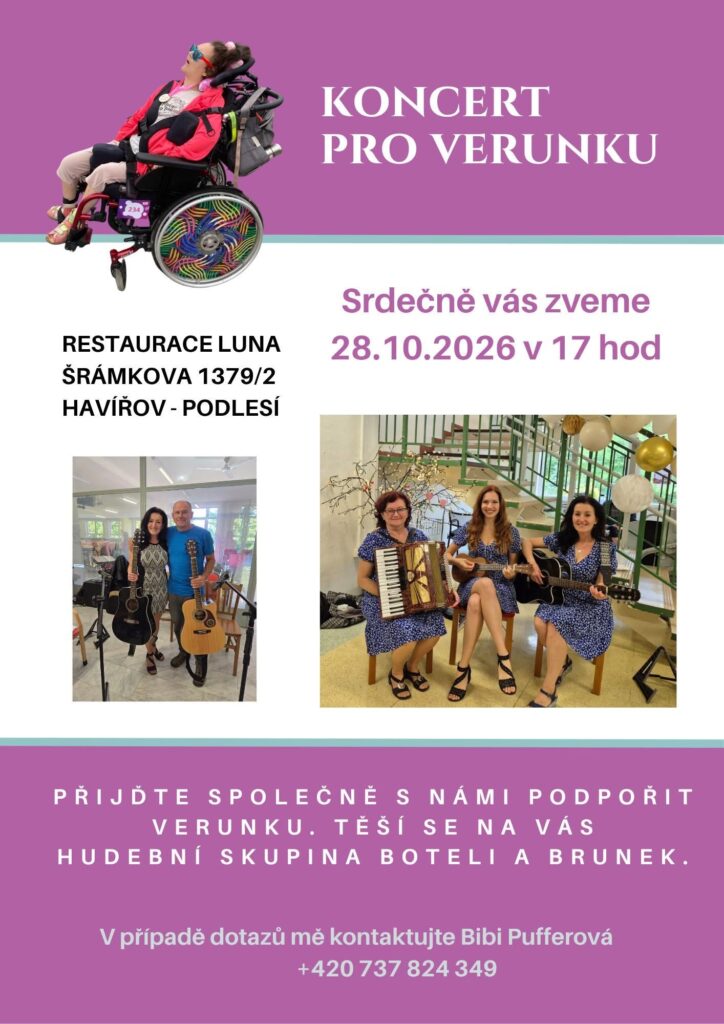 benefiční koncert – Verča